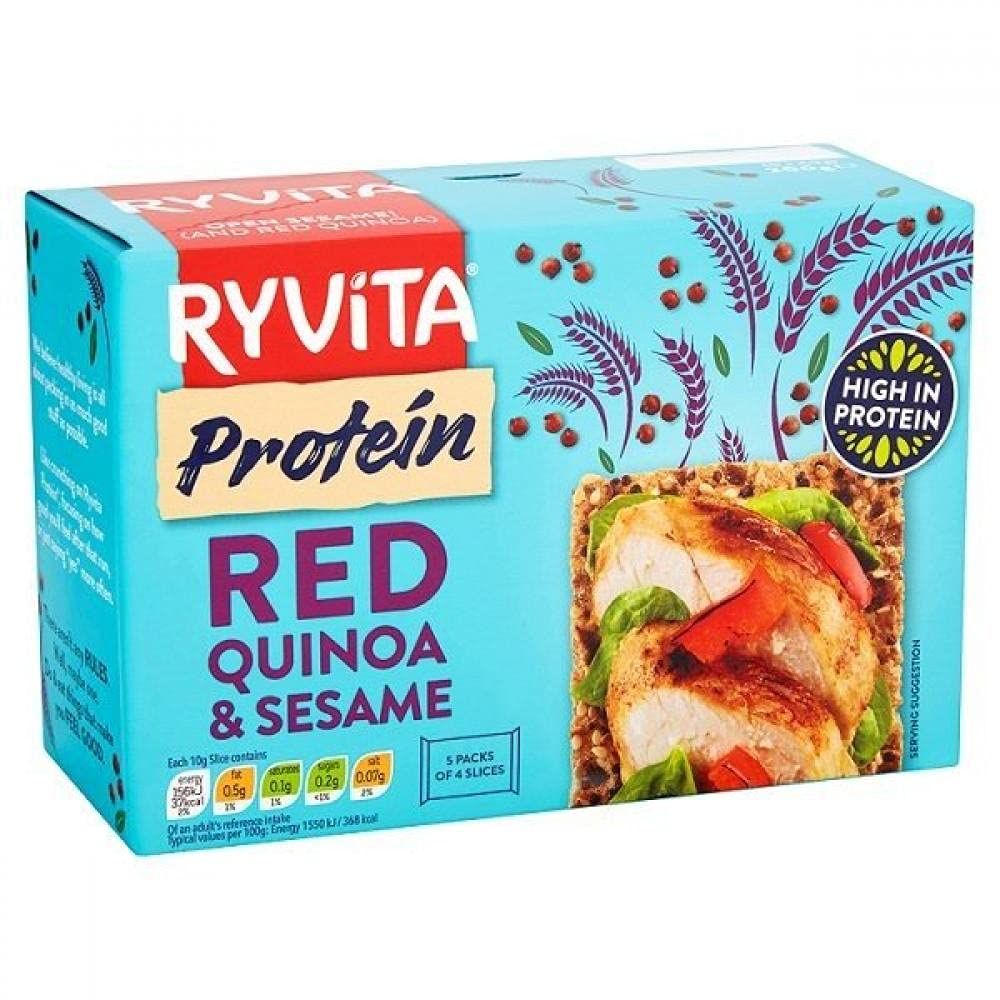 Ryvita Crispbread Protein Red Quinoa & Sesame Image
