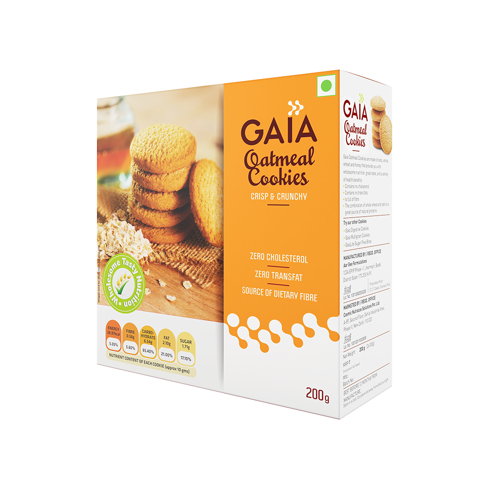 Gaia Oatmeal Cookies Image