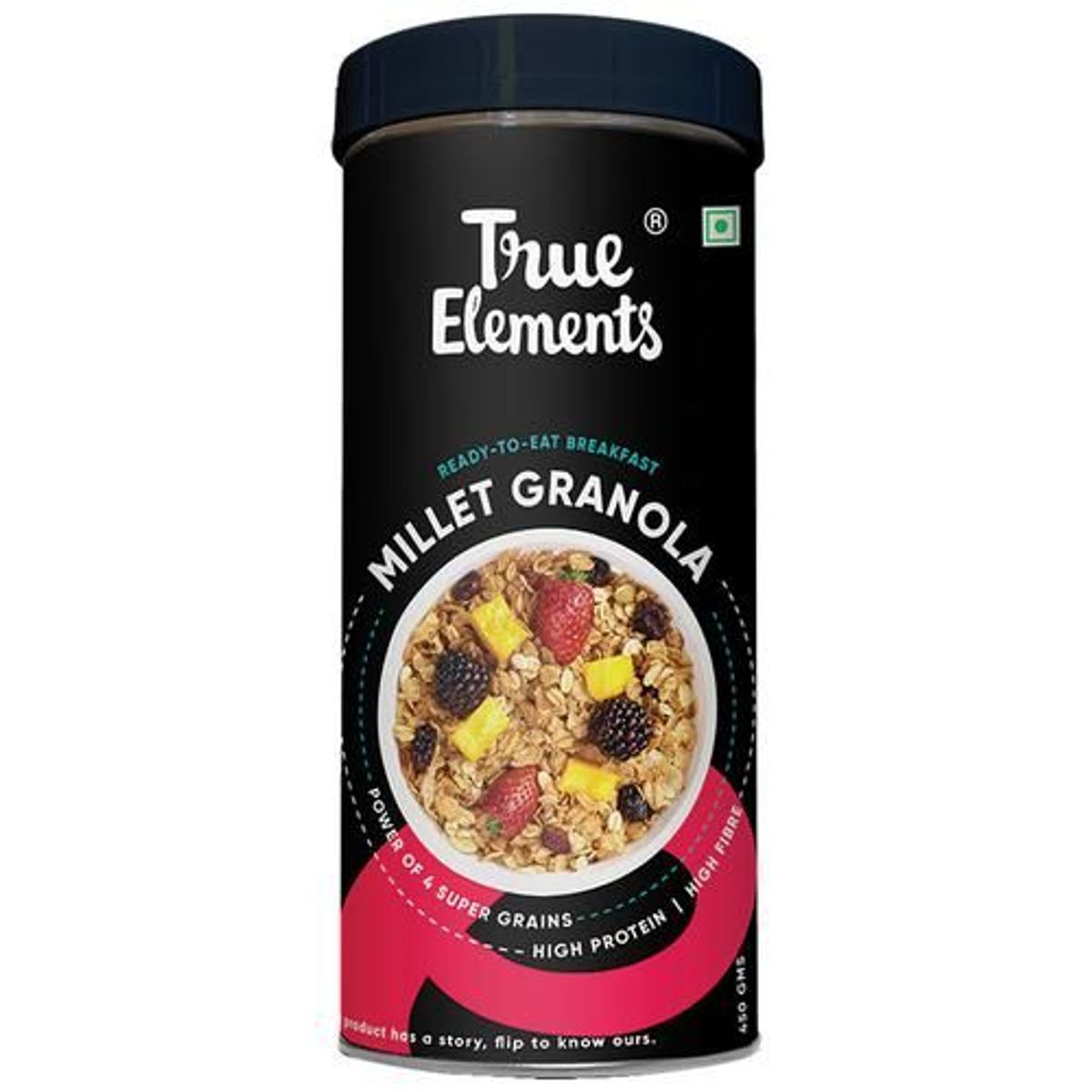 True Elements Millet Granola with Almonds and Cranberries Image