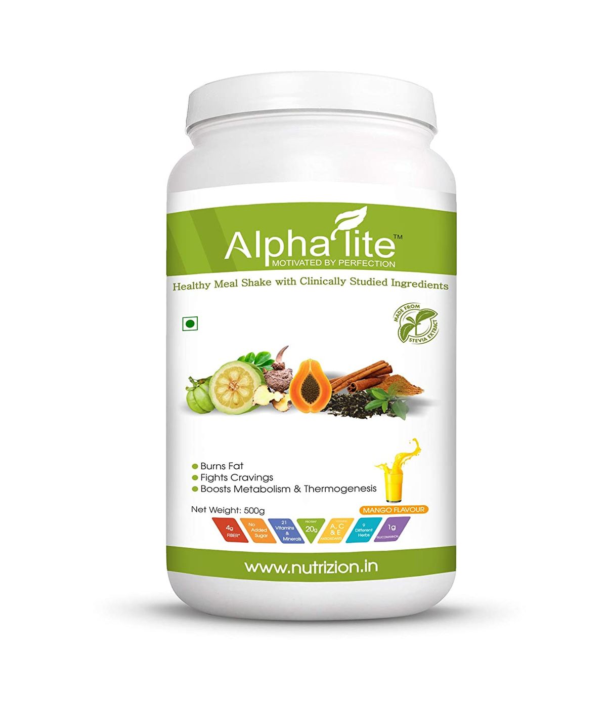 Alpha Lite Meal Replacement Protein Powder Mango Image