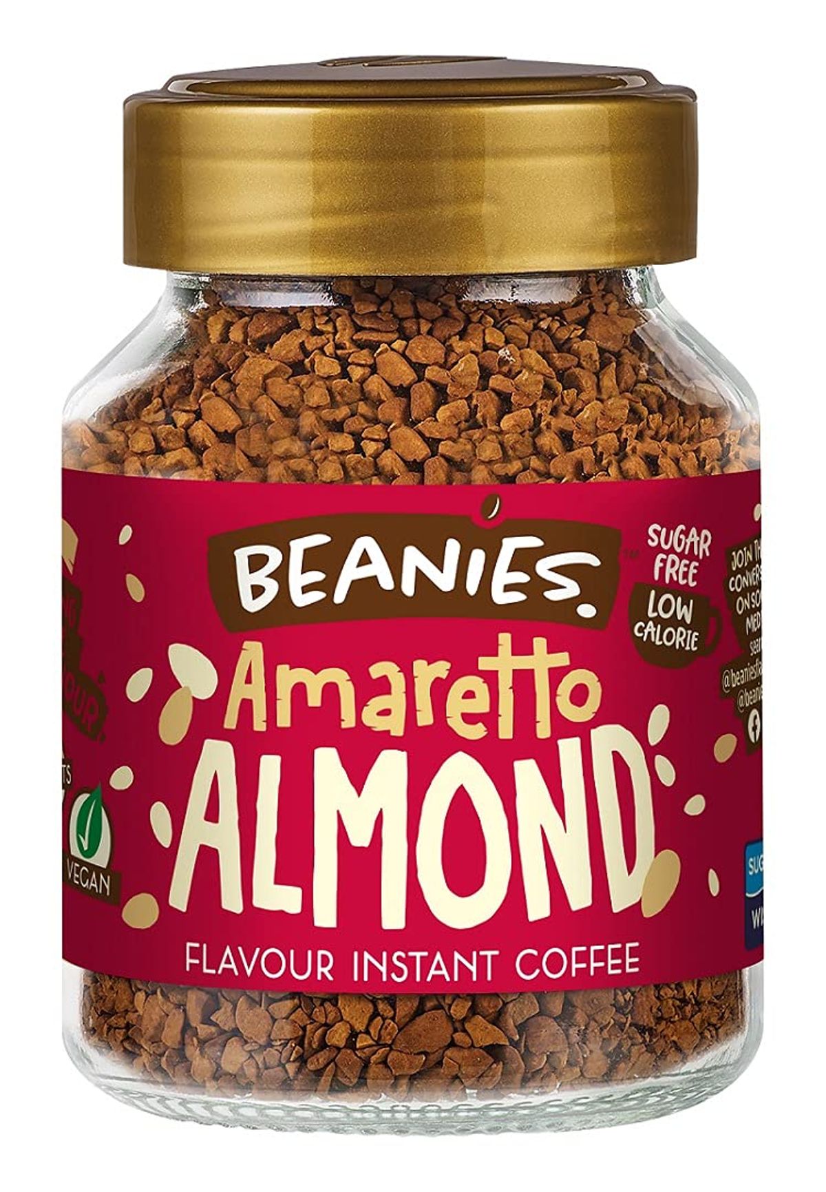 Beanies Amaretto Almond Instant Coffee Image