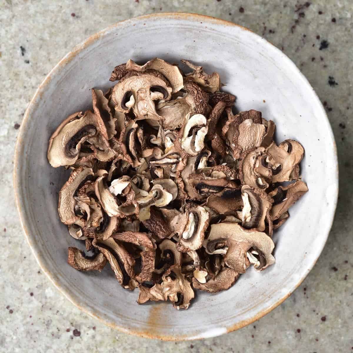 Dehydrated Mushroom Image