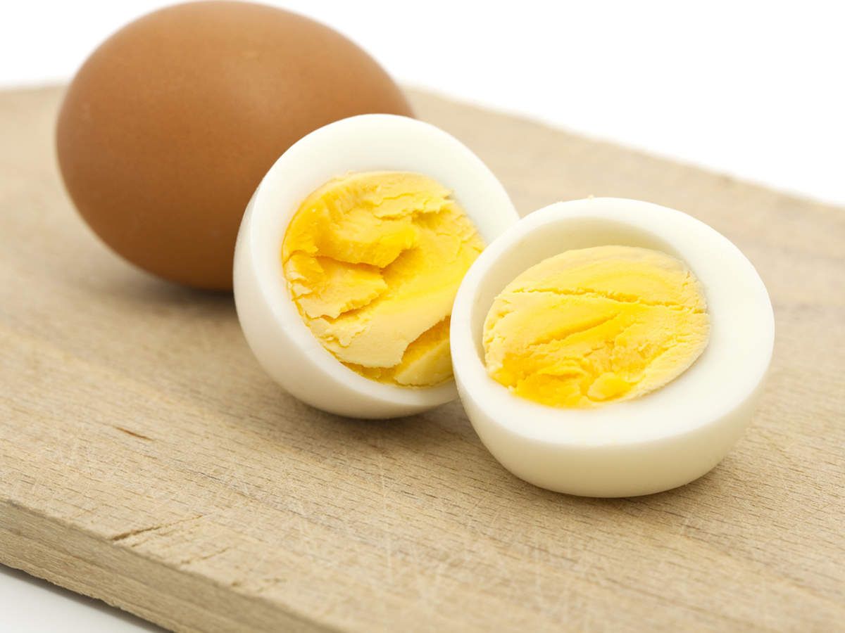 Egg, poultry, whole, boiled Image