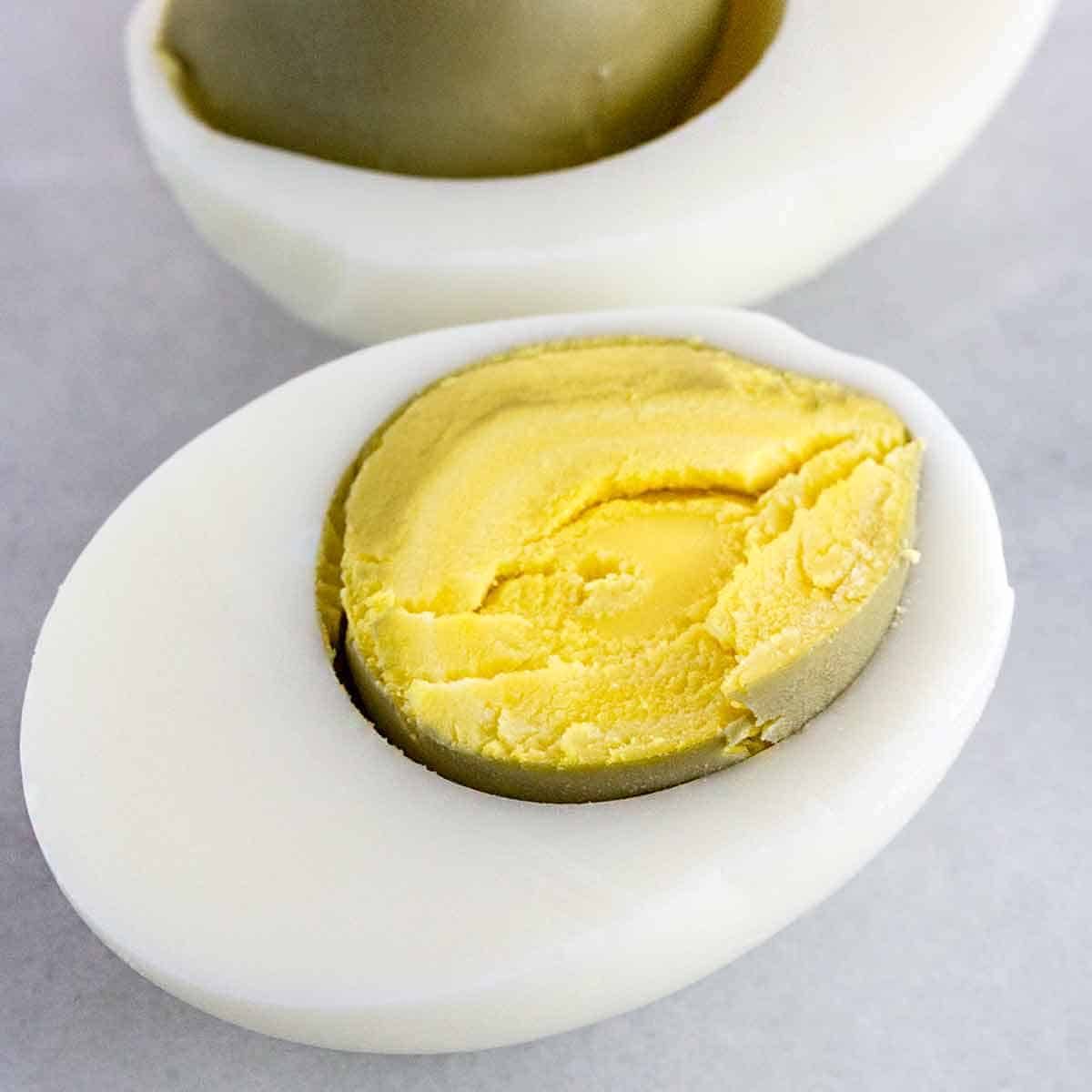 Egg, poultry, yolk, boiled Image