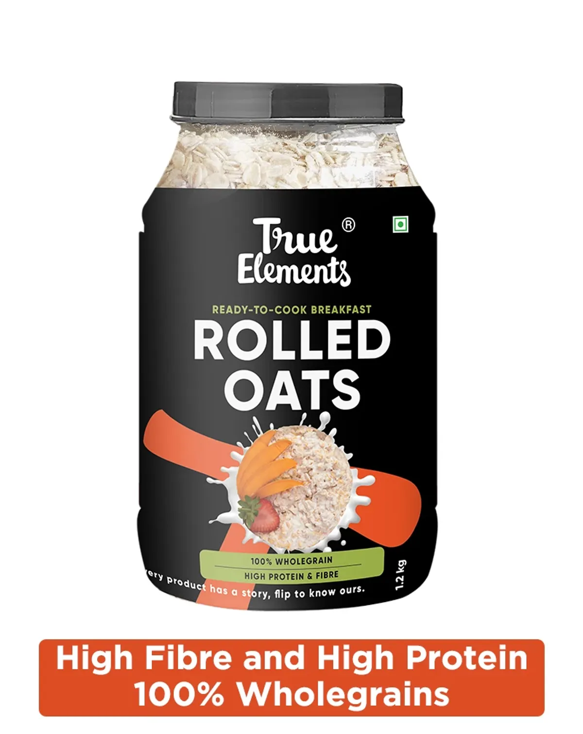 True Elements Gluten Free Rolled Oats-Protein Rich Oats Image