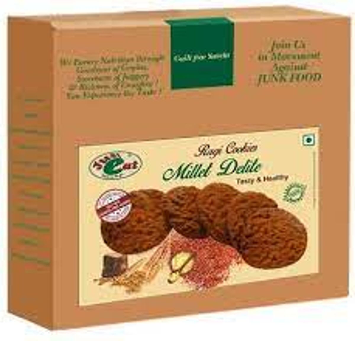 Just Eat Millet Delite Ragi Cookies Image