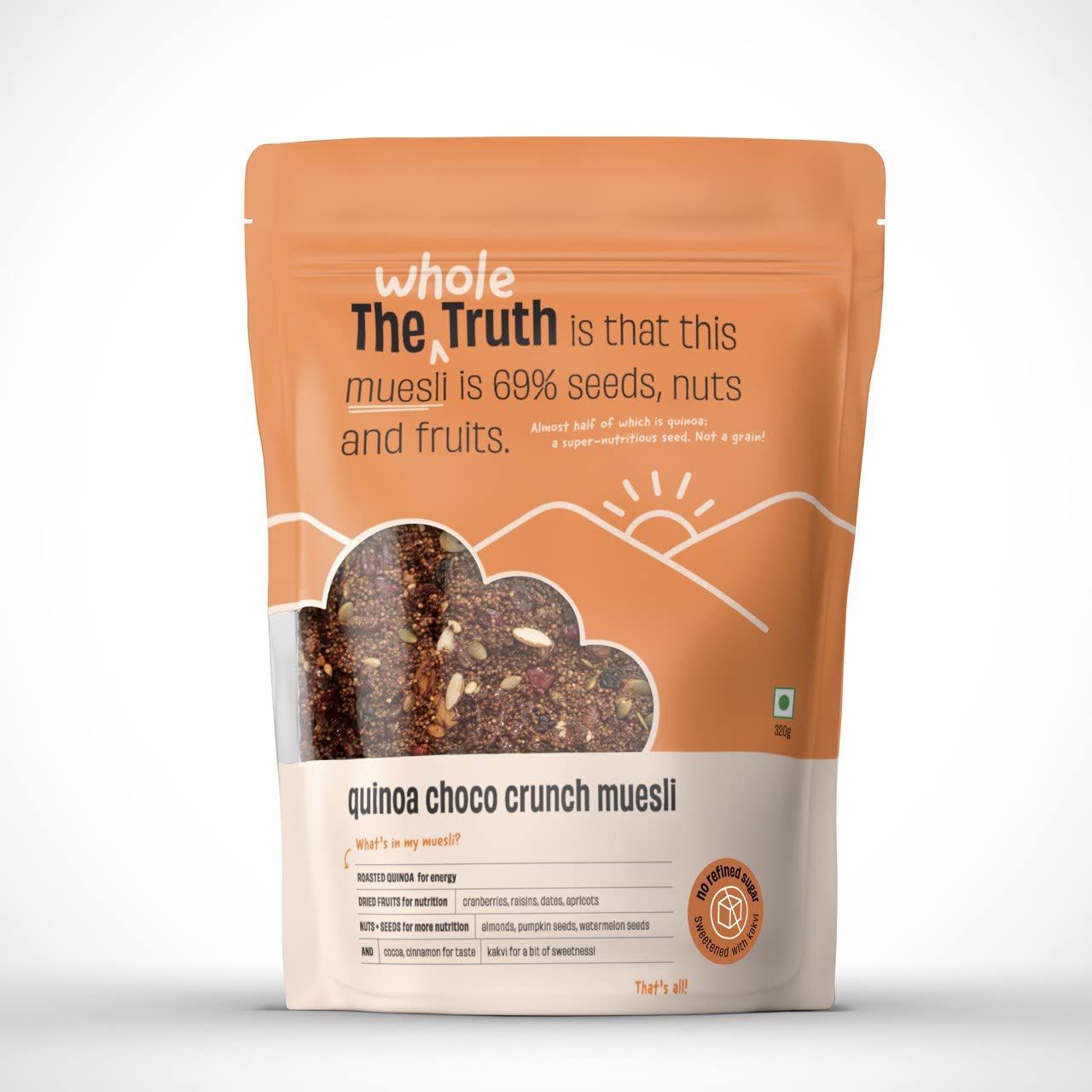 The Whole Truth Breakfast Muesli Quinoa Choco Crunch Image