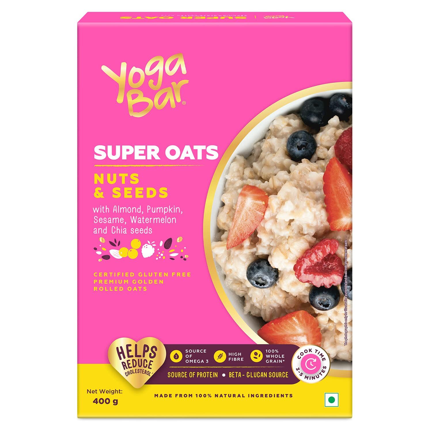Yogabar Super Oats, Nuts & Seeds Image