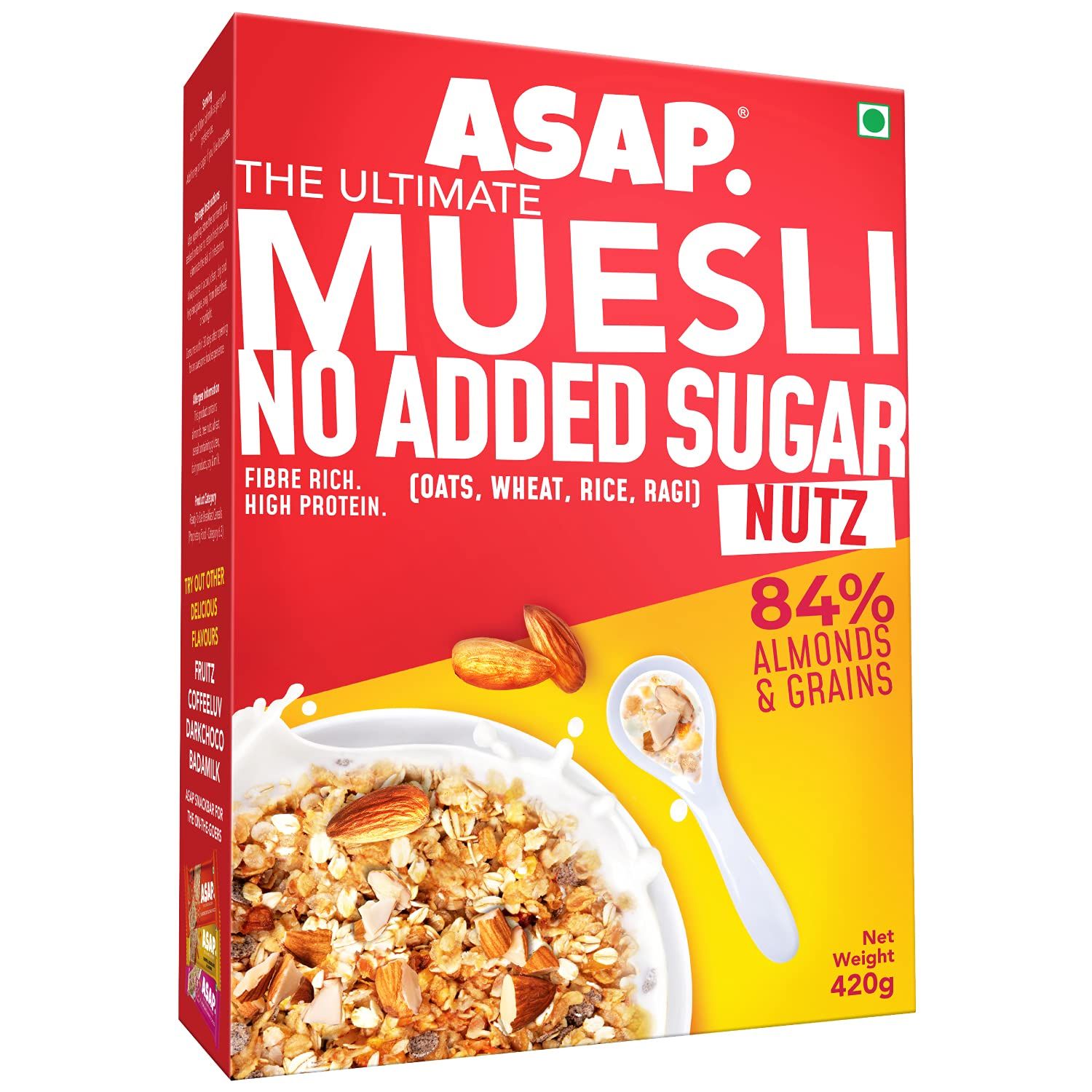 ASAP Ultimate Muesli No Added Sugar Image