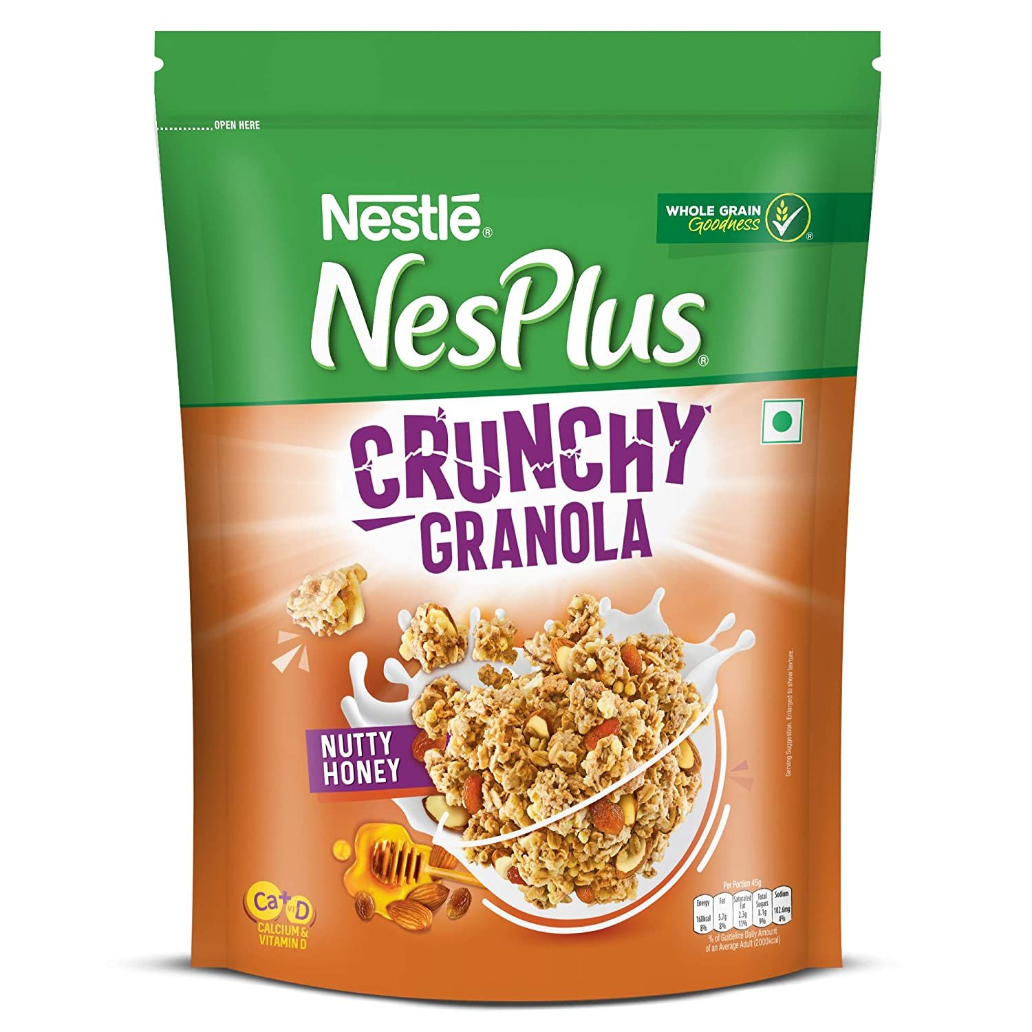 Nestle Nesplus Breakfast Cereal  Crunchy Granola with Nutty Honey Image