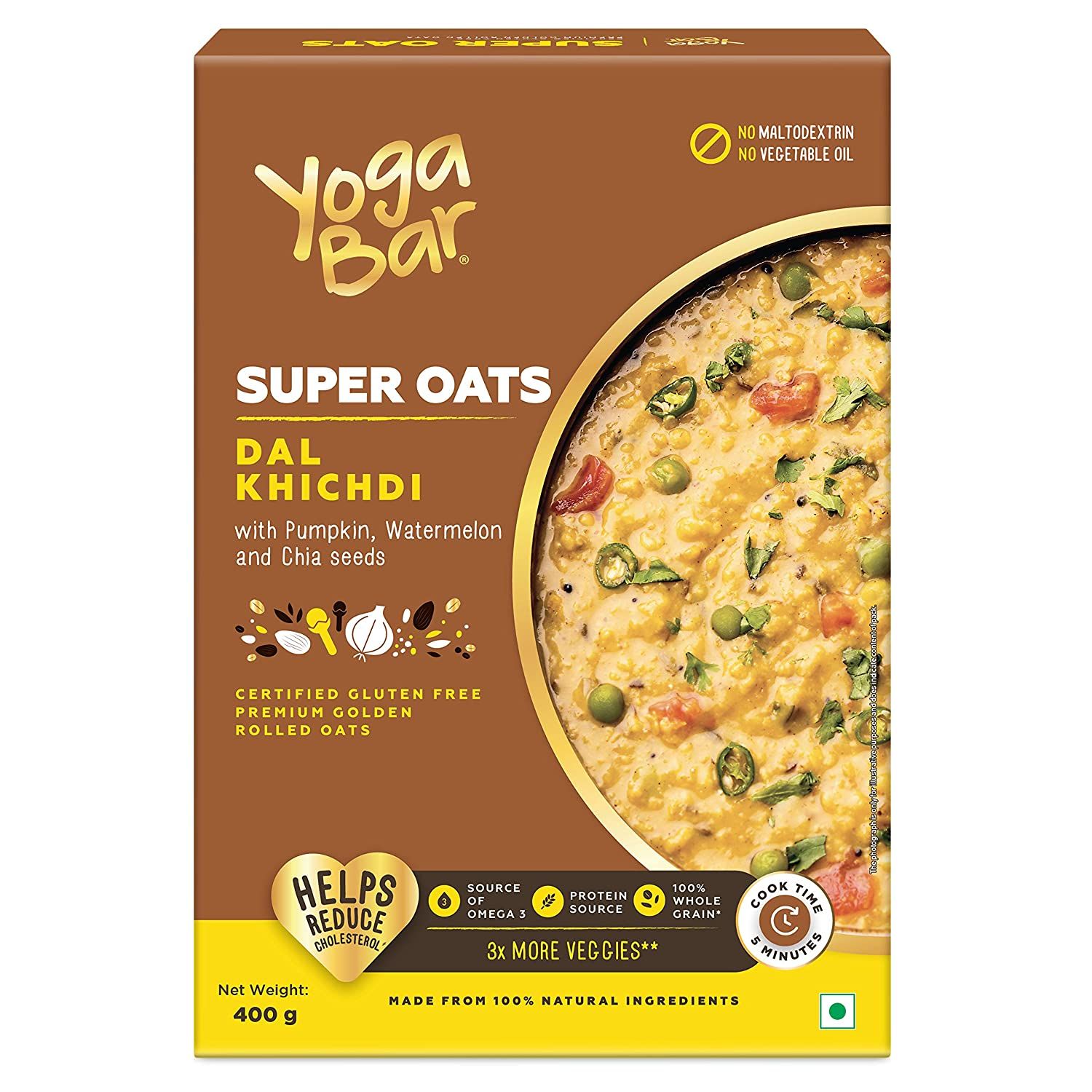 Yogabar Super Oats Dal Khichdi Image