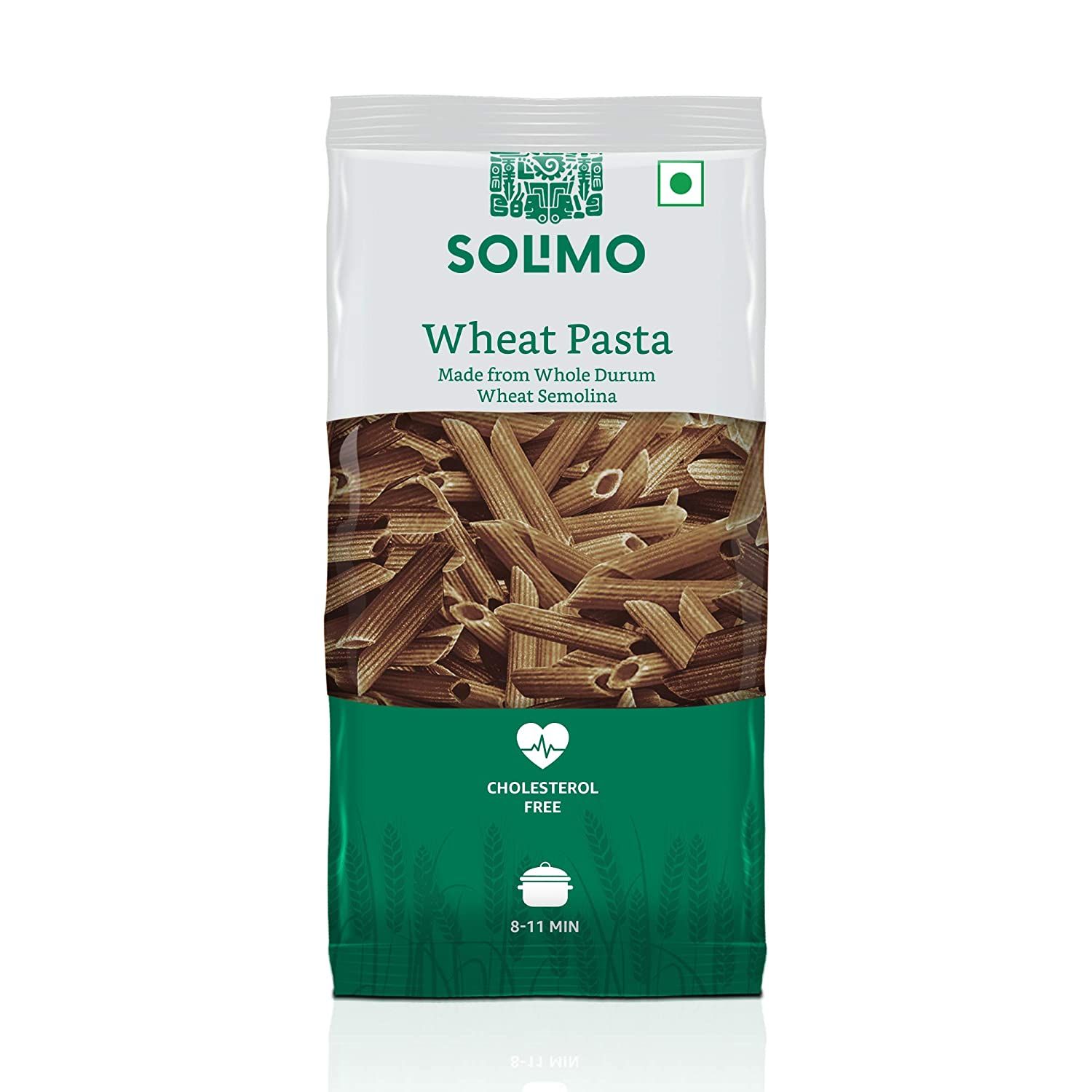 Amazon Solimo Whole Durum Wheat Penne Pasta Image