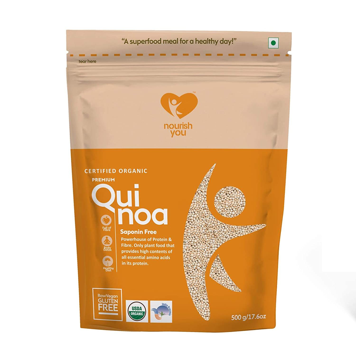 Nourish You Organic Premium White Quinoa Image