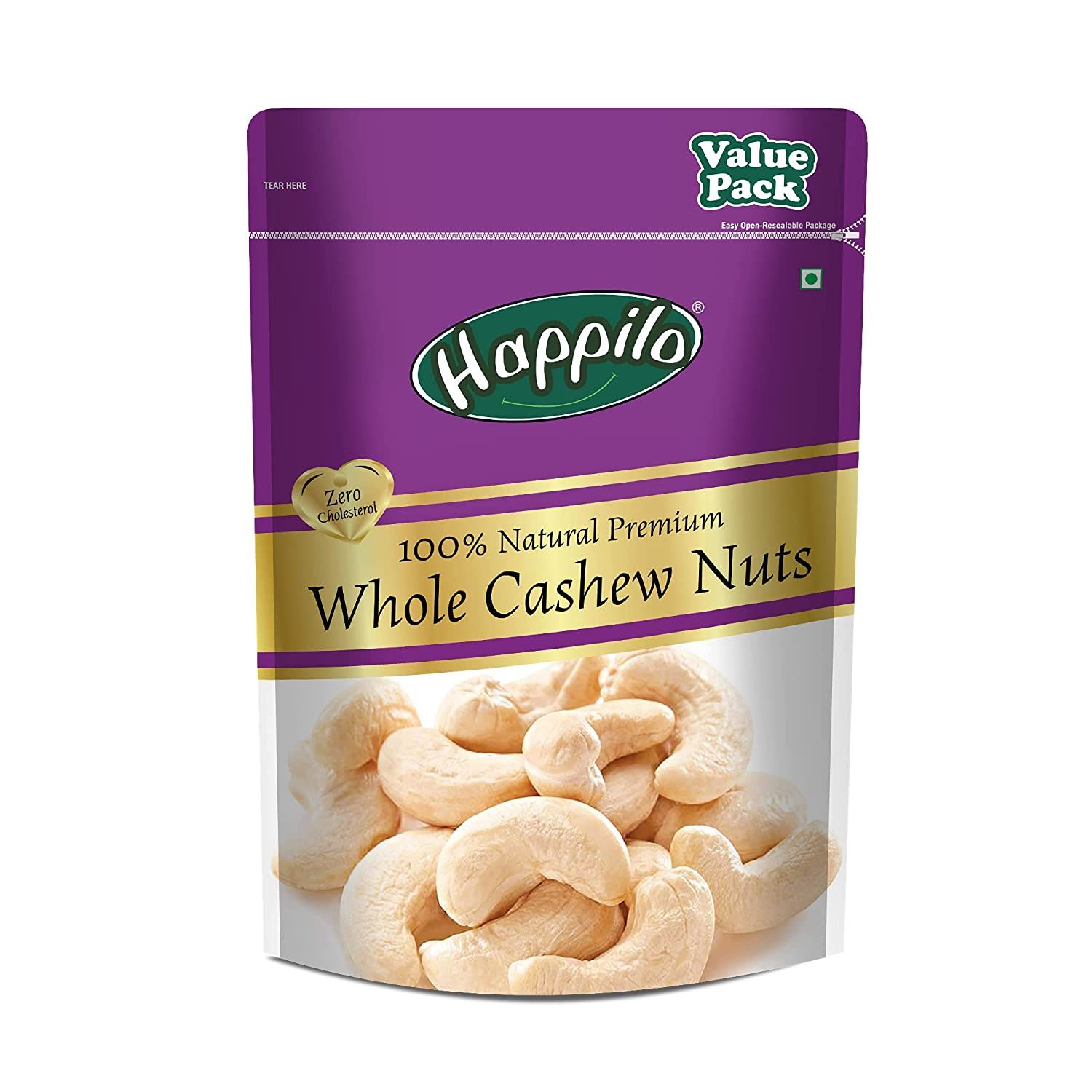 Happilo 100% Natural Premium Whole Cashew Image