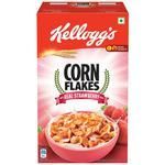 Kellogg's Corn Flakes With Real Strawberry Puree Image