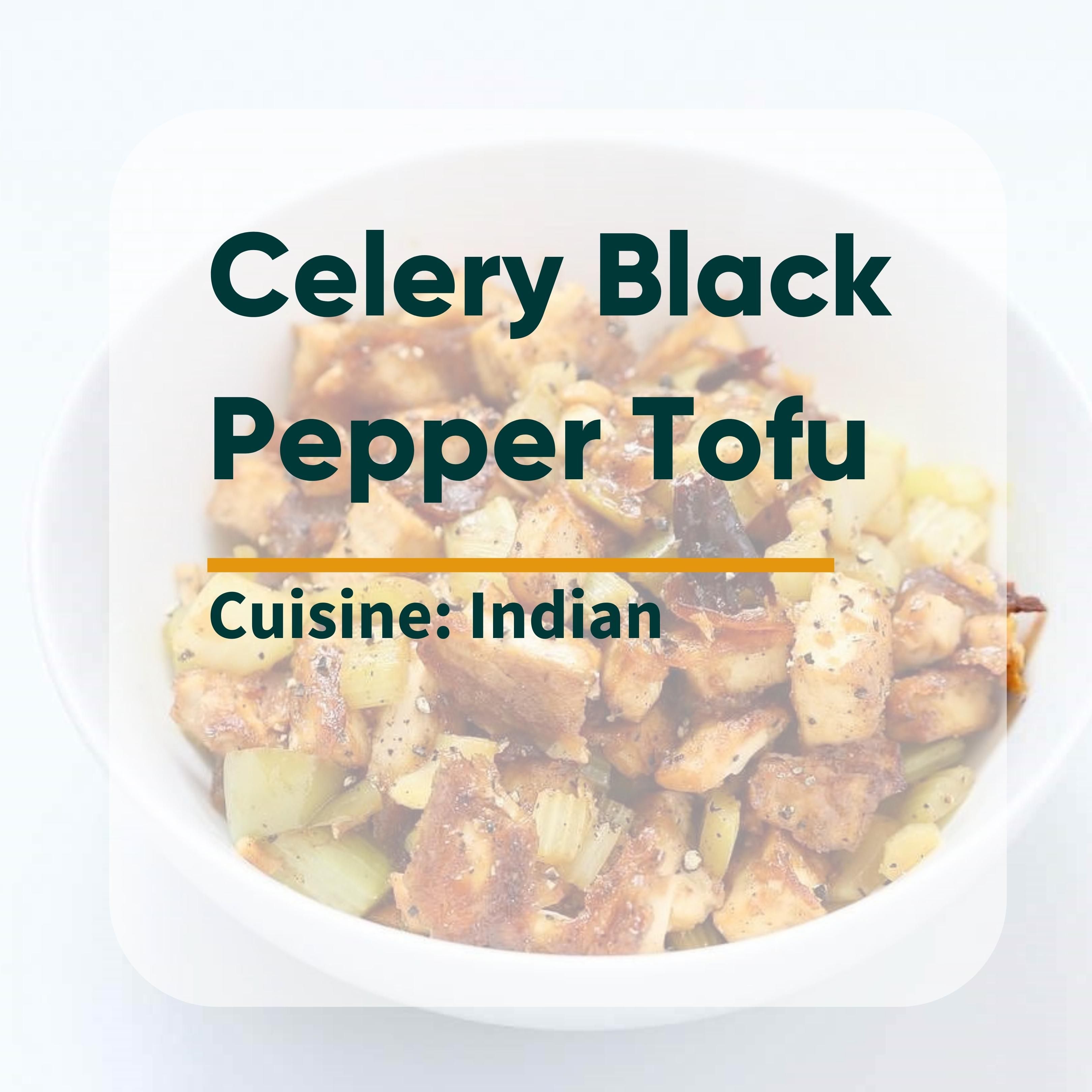 Celery Black Pepper Tofu Image