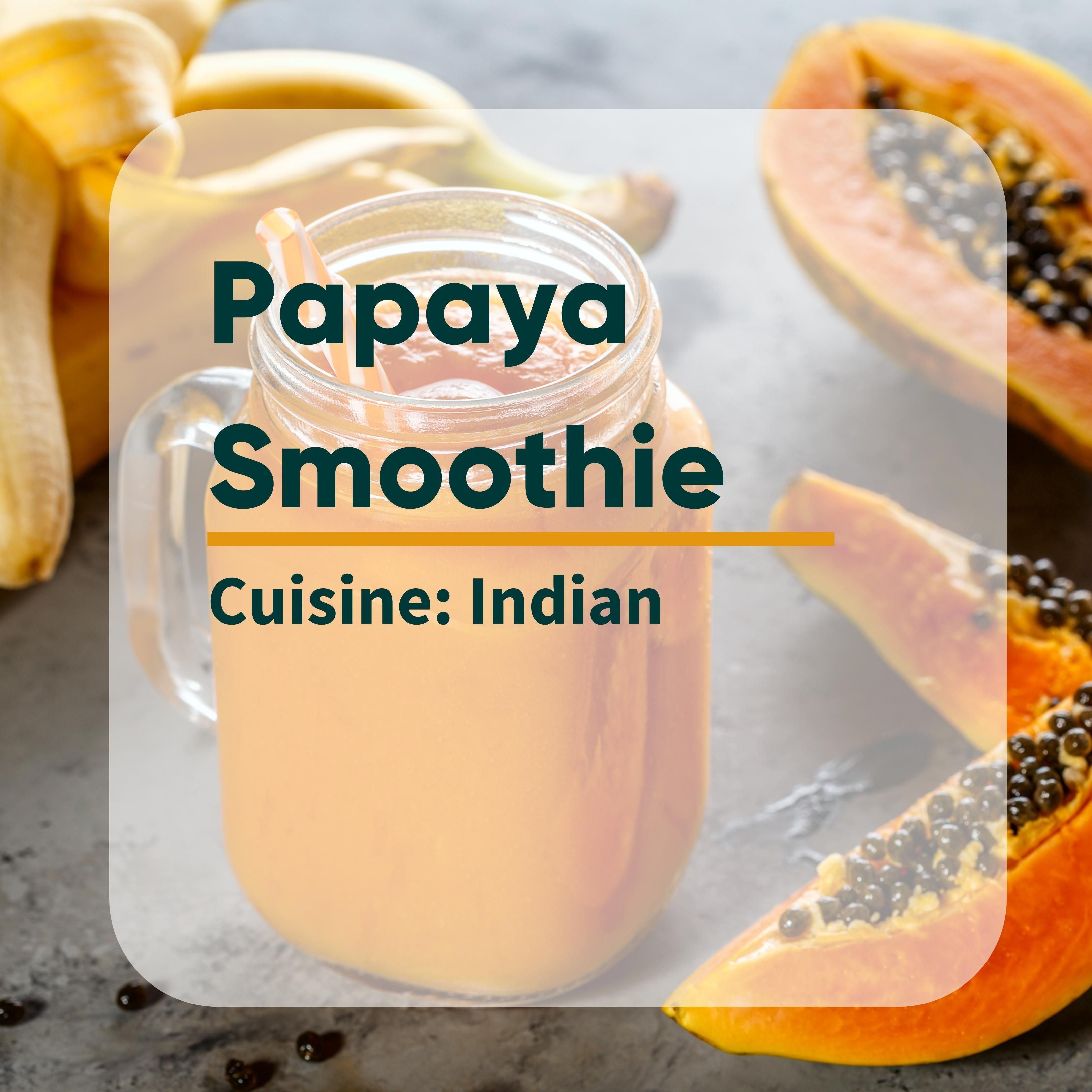 Papaya Smoothie Image