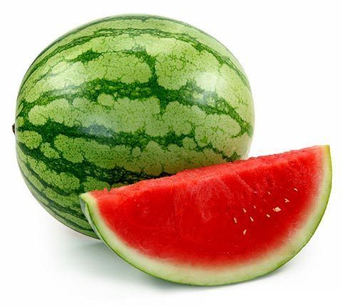 Water melon, pale green (Citrullus vulgaris) Image