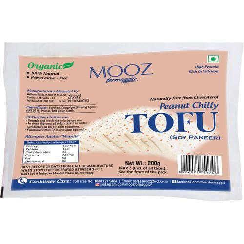 MOOZ Organic Peanut Chilli Tofu Soy Paneer Image