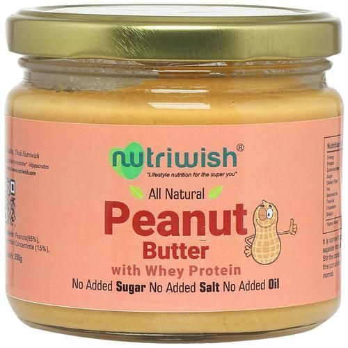 Nutriwish Peanut Butter With Whey Protein Image