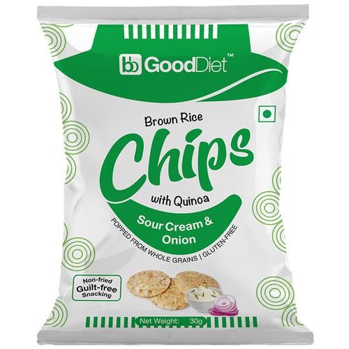 Good Diet Brown Rice Chips With Quinoa Image