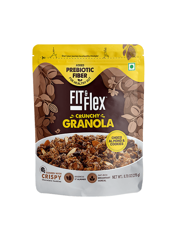 Fit And Flex Crunchy Granola Choco Almonds And Cookies Image