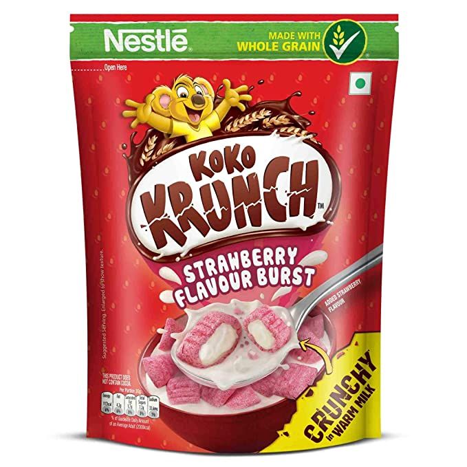 Nestle Koko Krunch Breakfast Cereal Strawberry Flavour Burst Image