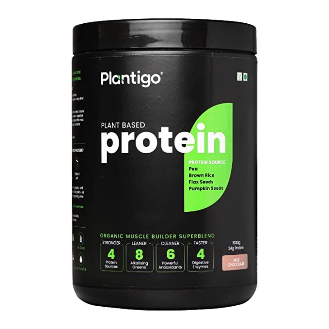 Plantigo Vegan Plant Protein Powder Chocolatea  Image