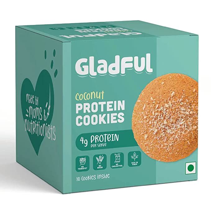 Gladful Coconut Protein Cookies Image