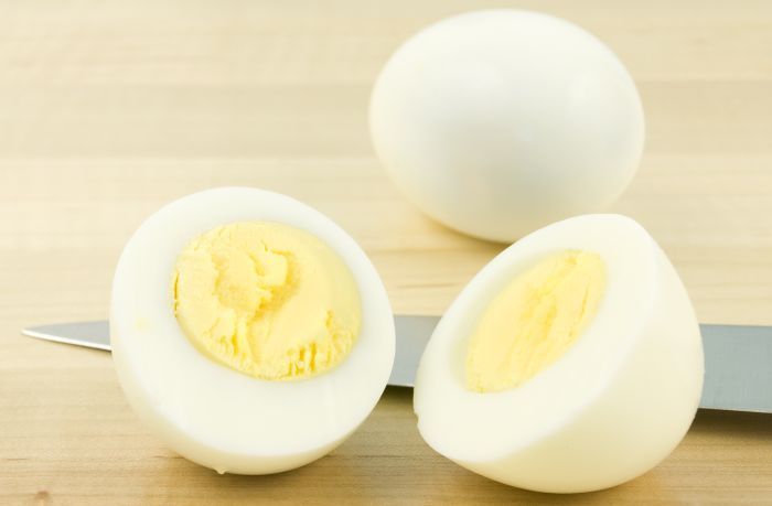 Egg, poultry, white, boiled Image