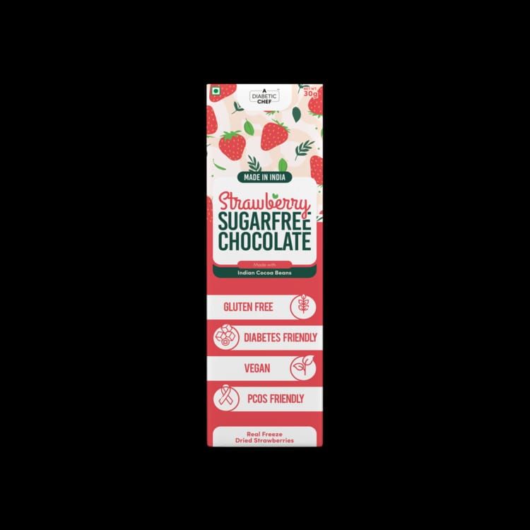 A Diabetic Chef Strawberry SugarFree Chocolate Image