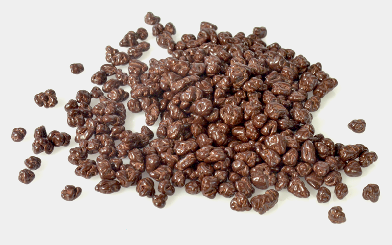 Dark Chocolate Coated Cocoa Nibs Image