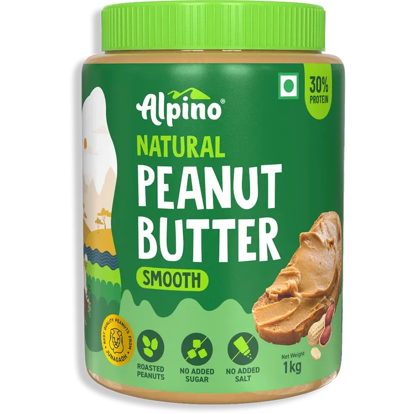 Alpino High Protein Natural Peanut Butter Smooth  Image