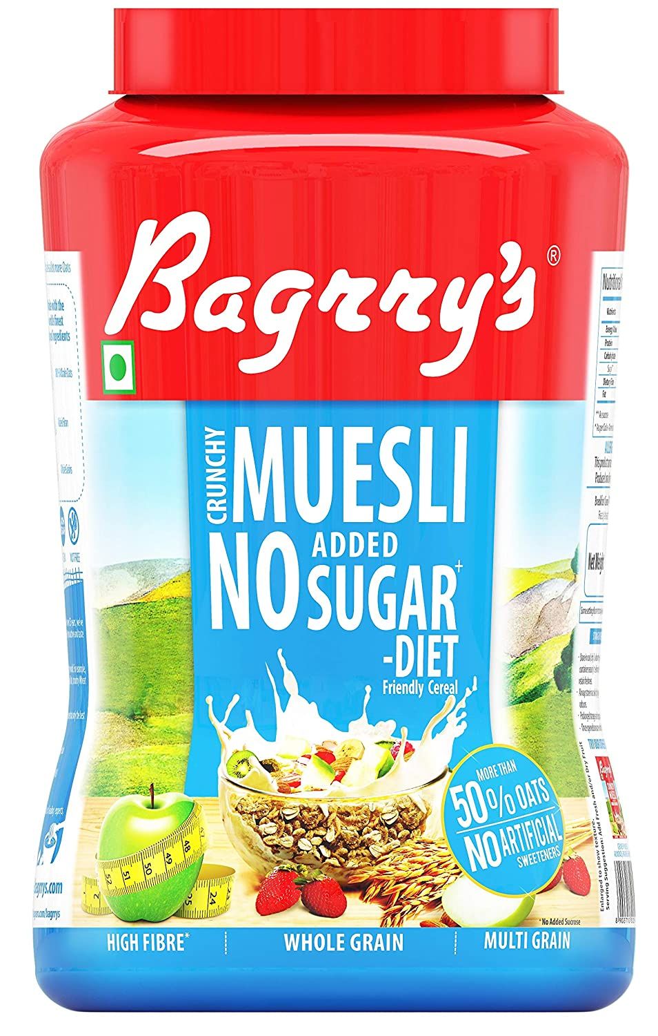 Bagrry's Crunchy Muesli With No Added Sugar Image