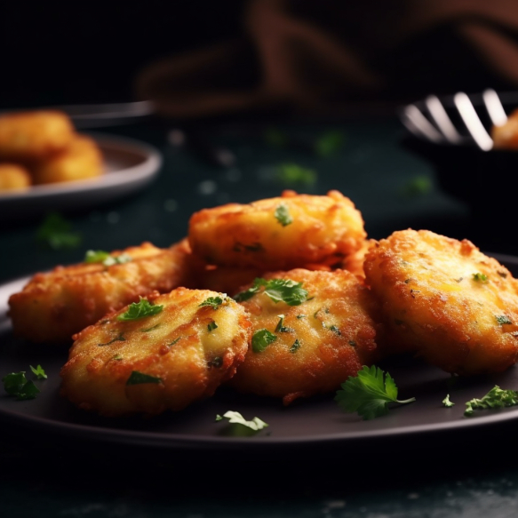 Cheese and Potato Fritters
