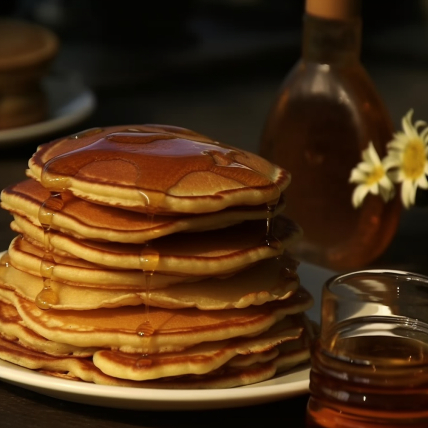 Classic Honey Pancakes