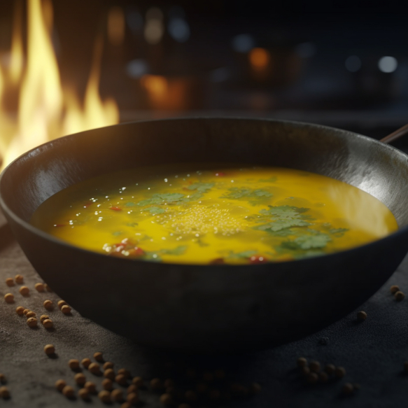 Spiced Moong Dal Soup