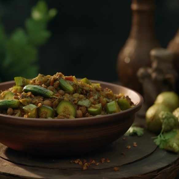 Spicy Ivy Gourd Stir Fry With Lentil Spice Mix By Ariso Recipes Tamil Nadu Ariso