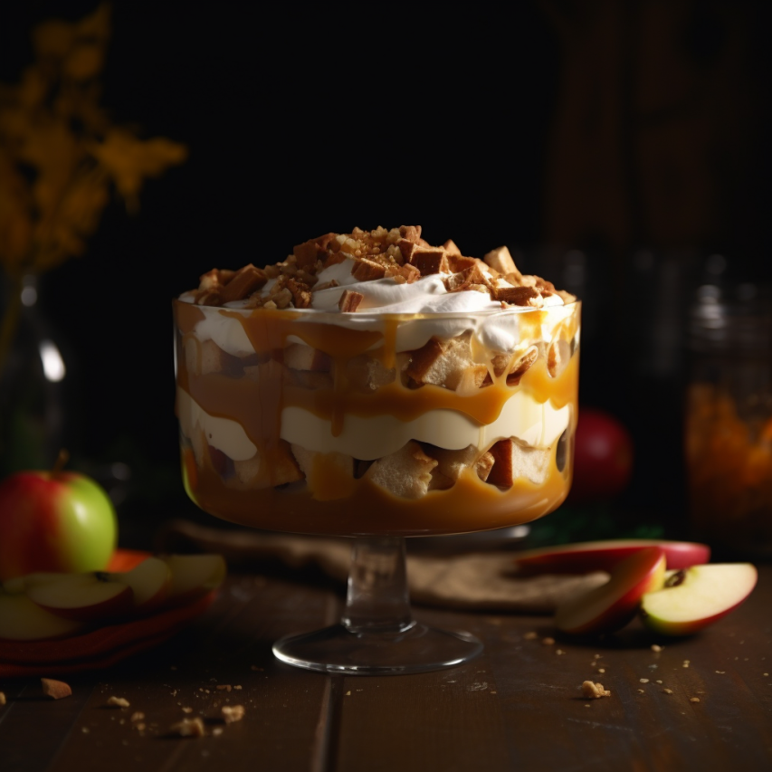 Caramel Apple Velvet Trifle